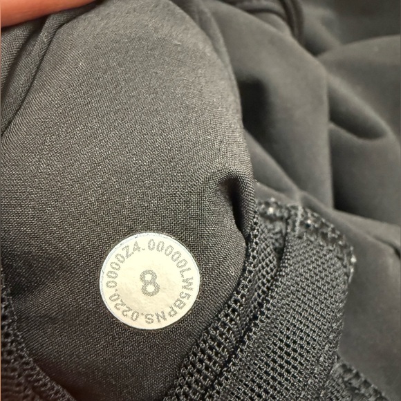 Lululemon On The Fly 7/8 Pant Black Size 8 - Picture 8 of 9